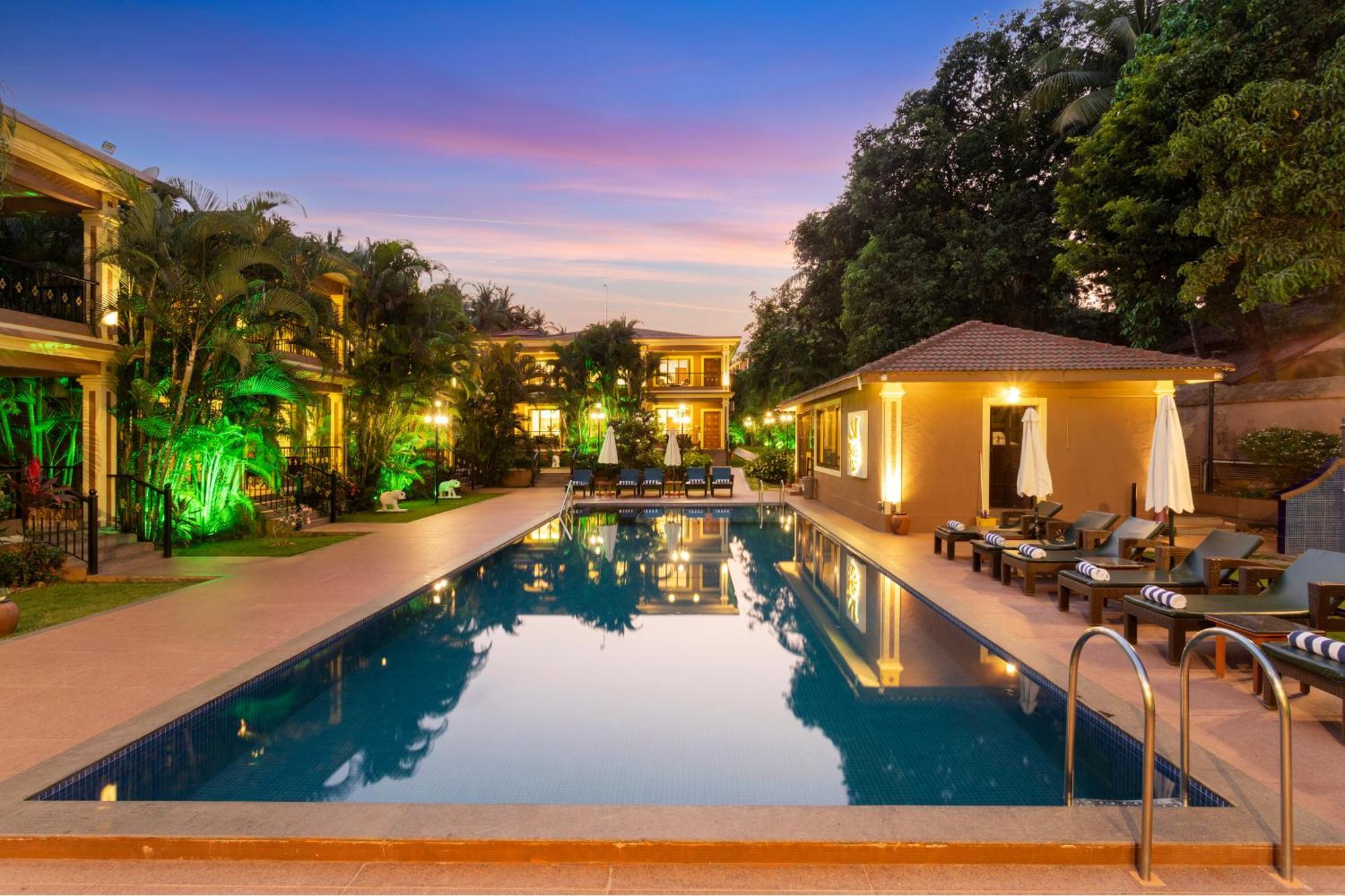 Seashell Suites And Villas- Candolim Goa Exterior foto